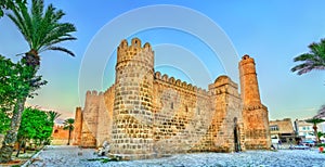 Ribat, a medieval citadel in Sousse, Tunisia. UNESCO heritage site