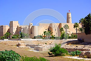 Ribat in Monastir in Tunisia, Africa