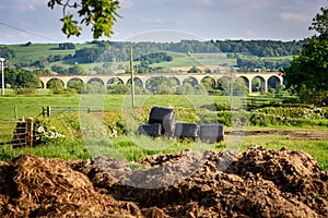 Ribble viaduct Yorkshire UK