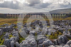 Ribblehead Viaduct in North Yorkshire