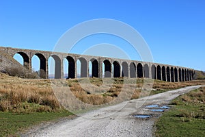 Ribblehead viaduct , North Yorkshire, England.