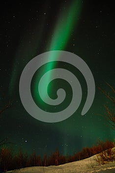 Ribbon of Aurora polaris