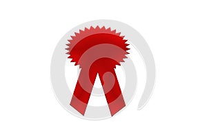 Ribbon Badge having Gradient and Pointed ends photo