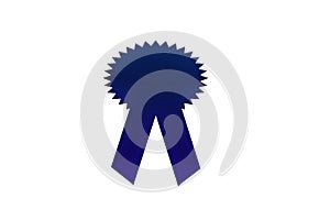 Ribbon Badge having Gradient and Pointed ends photo
