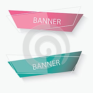 Ribbon baner icon