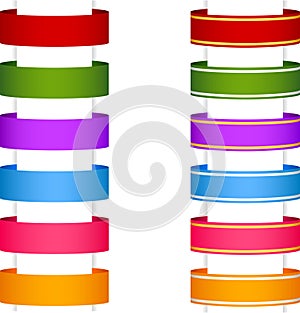Ribbon banner collection 1