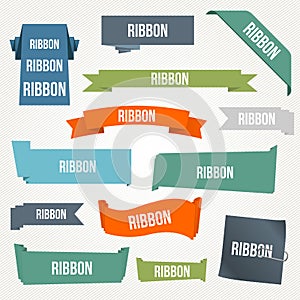 Ribbon and banner set