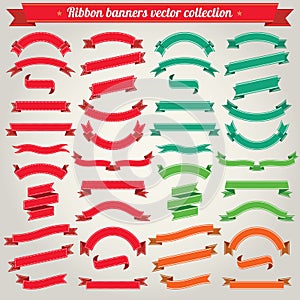 Ribbon Banners Vector Collection