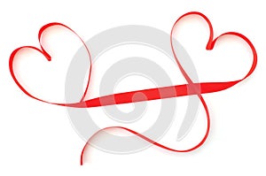 Ribbon hearts