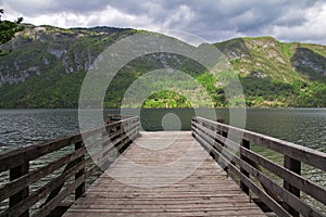 Ribcev Laz on Bohinj Lake, Triglav natioanl park, Slovenia