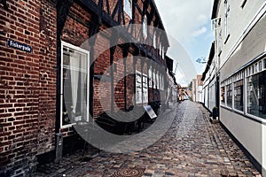 Ribe, a town in Denmark.