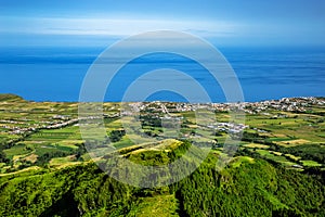 Town Ribeira Grande, SÃÂ£o Miguel Island, Azores, AÃÂ§ores, Portugal, Europe photo