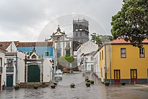 Ribeira Grande, Sao Miguel, Azores the central square photo