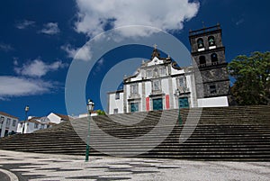 Ribeira Grande town hall, Sao Miguel Island Azores, Portugal photo