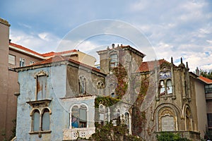 Ribeira, the old town of Porto, Portugal. They are one next to the other and they transmit life and happiness. Historical part of