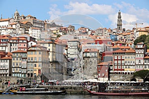 Ribeira Port Architectural City of Porto  Portugal Europe