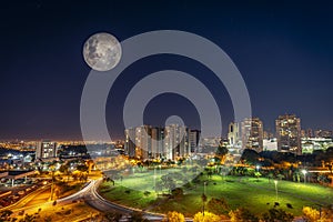 RibeirÃ£o Preto city view at night