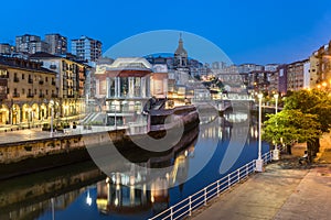 Ribera market in Bilbao photo