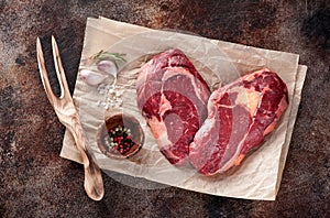 Ribeye Steak heart shape