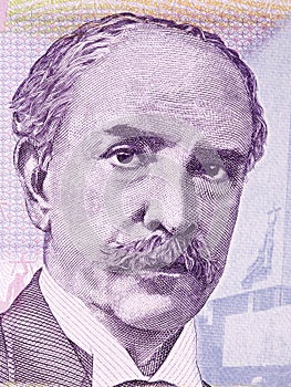 Ricardo Jimenez Oreamuno a portrait from Costa Rican money photo