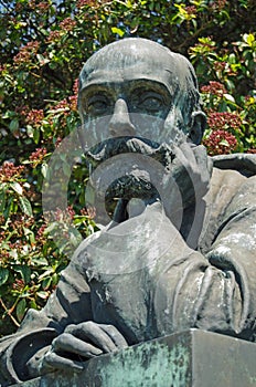 Riccardo Selvatico bust, Venice photo