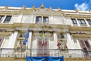 Riccio di Morana palace in Marsala, Trapani Sicily, Italy photo