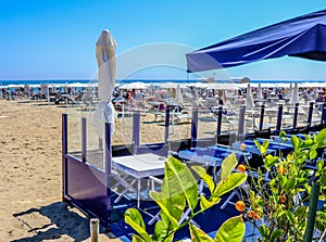 Riccione seafront on the Adriatic Riviera