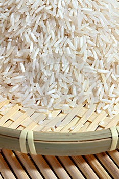 Rice and bamboo tableware