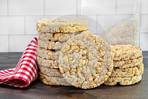 Rice Cakes in a stack