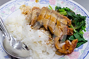 Rice crispy pork