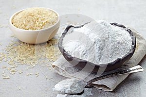 Rice flour and rice