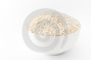Rice Grains in a Bowl