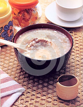 Rice gruel of china