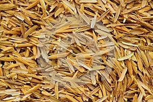 Rice husk,cultivating materials photo