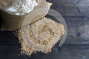 Rice husks or rice hulls are one of the best growing media for gardeners