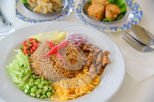 Rice Mixed with Shrimp paste