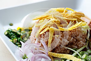 Rice Mixed with Shrimp paste