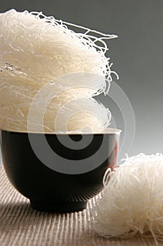 Rice noodles.