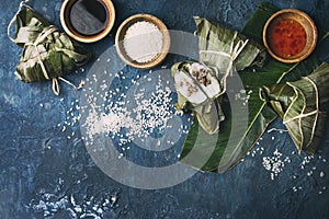 Rice piramidal dumplings