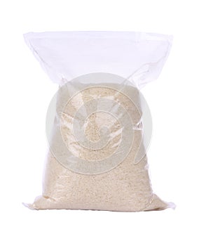 Rice plastic bag package