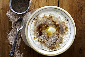 Rice pudding photo