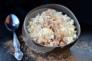 Rice pudding photo