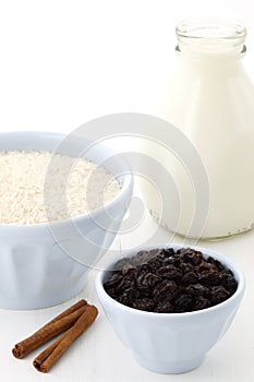 Rice pudding ingredients