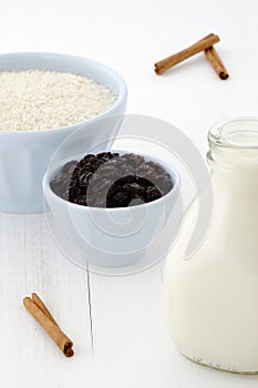 Rice pudding ingredients