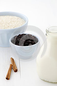 Rice pudding ingredients