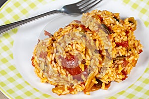 Rice and ratatouille from Nice photo