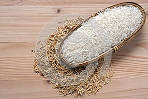 rice and rice hulls