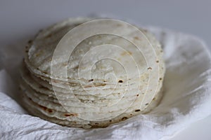 Rice Roti. A Gluten free alternative made with raw rice four, perfect for a healthy meal