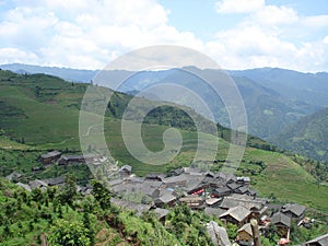 Rice terraced fields Wengjia longji Longsheng Hunan China