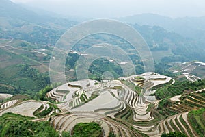 Rice terraces at Longsheng, China